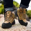 Neue Braun Wandern Stiefel Männer Licht Komfortable Männer Trekking Schuh Reise Schuhe Plus Größe High top Wanderschuhe Frauen Camping sport