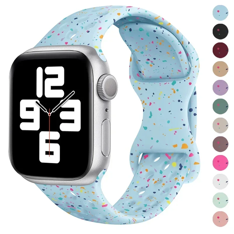 Solo Loop Silikon für Apple Watch Band 40 mm 44 mm 45 mm 41 mm 49 mm 38 mm 42 mm Gürtelarmband iWatch Serie 9 8 7 6 SE Ultra 2 Armband Image