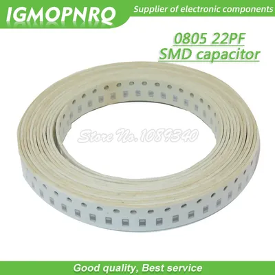 100pcs 5% 22pf 22p 2.5npo 50v chip smd keramik kondensator neues original versand kostenfrei Image