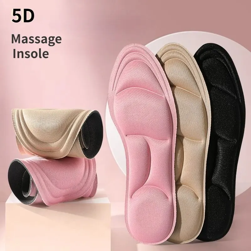 5D Massage Speicher Sport Einlegesohlen Schuhe Atmungsaktive Kissen Männer Frauen Orthopädische Arch Support Einlegesohlen Pflege Orthopädische Einlegesohle Image