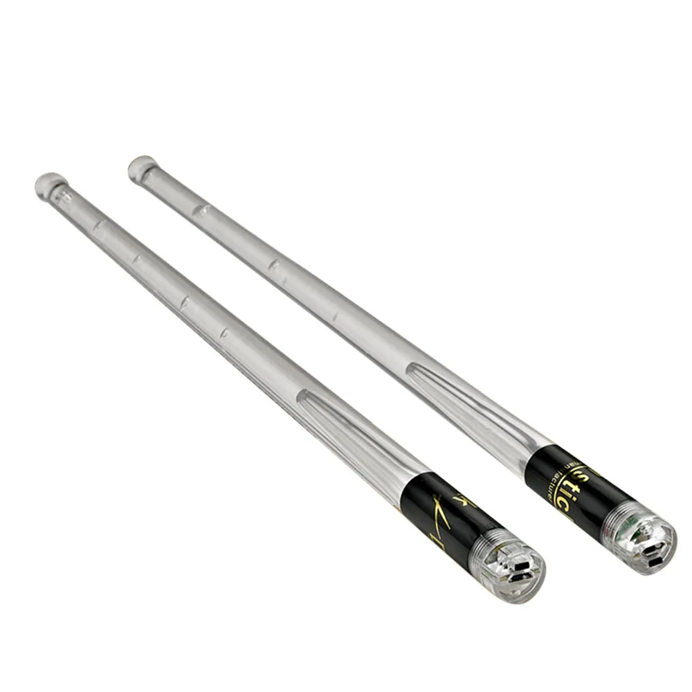 LED leuchten Drumsticks Jazz Drum Sticks 15 Farbverlauf bunte Lichter USB-Aufladung mit Ein/Aus-Schalter Drumstick Drum Set Image