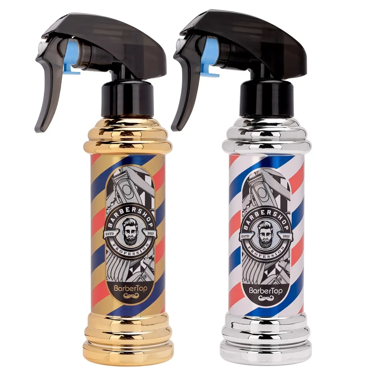 Retro friseur spray flasche nachfüllbare flaschen durchgehend nebel gießkanne tragbar salon barber wassers prüh gerät Image