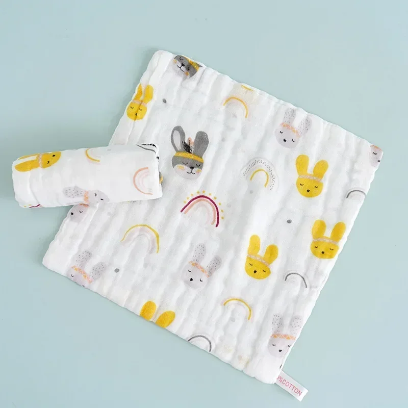 5 stücke Baby Gesicht Handtuch Taschentuch Baden Füttern Gesicht Waschlappen Wischen Spucktuch Lot Musselin 6 Schichten Baumwolle Weiche baby Handtücher