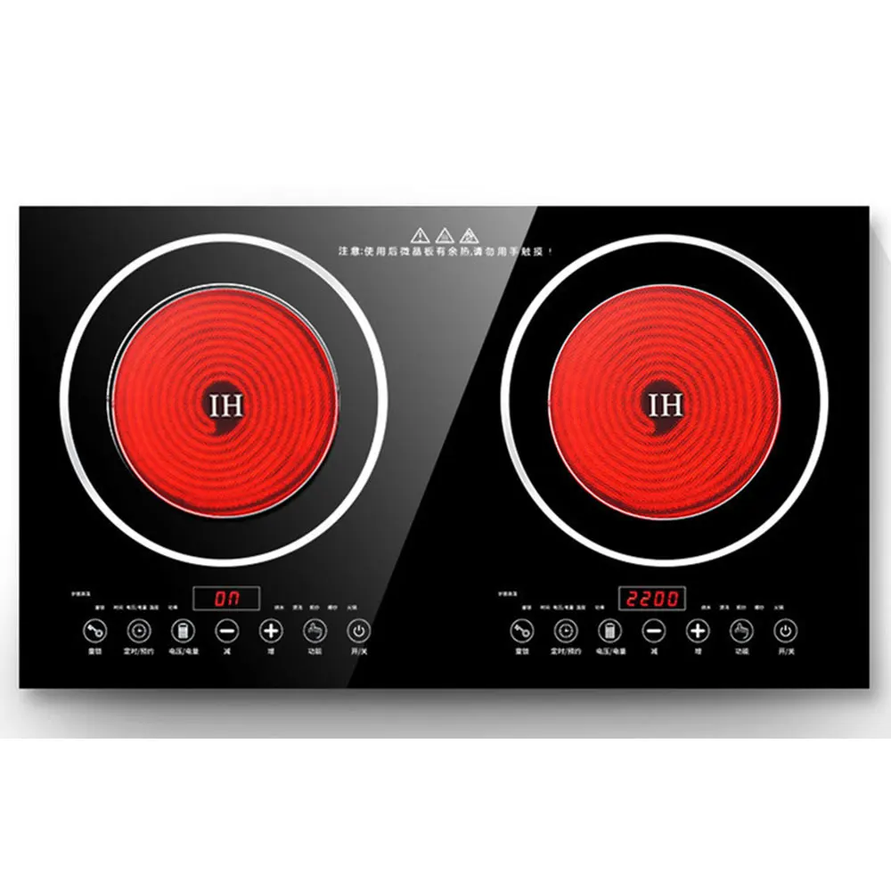 Doppel Herd Induktion Herd Elektroherd Keramik Herd Haushalts Induktion Herd Desktop-High Power Image