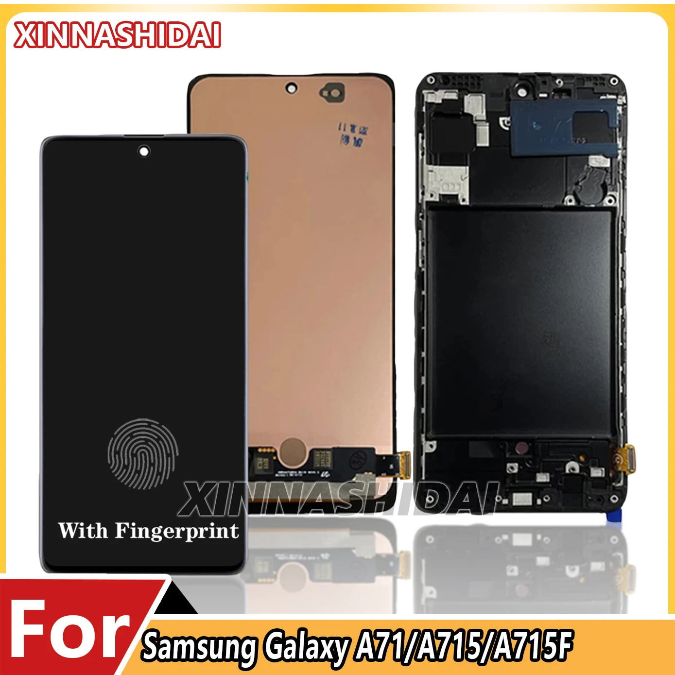 6.7 ''lcd für Samsung Galaxy A71 LCD-Display Touchscreen-Digitalis ierer für Samsung A715 A715F A715W A715x Bildschirm Image