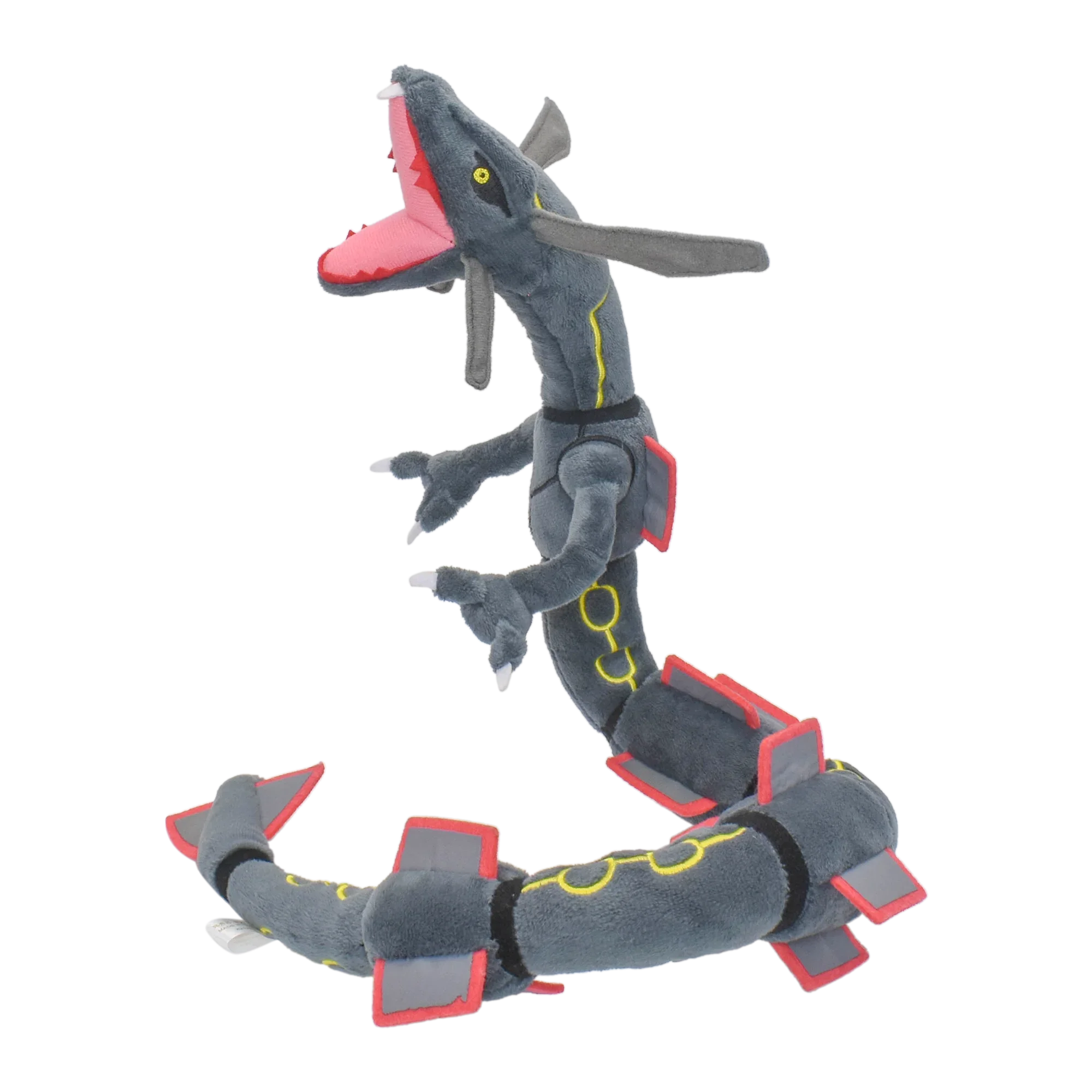 Glänzende Rayquaza-Plüschtiere, Stofftier-Spiel als Sammlergeschenk, weiche Plüschtiere, niedliche Cartoon-Figur, Schwarz, 30,5 cm Image