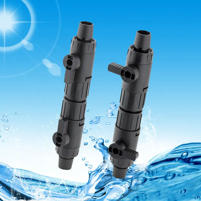 Wasser Rohr Schnell Release Anschluss Für Aquarium Filter Zubehör Minderer Mit Flow Druck Regelventil Aquarium Wasserhahn Image