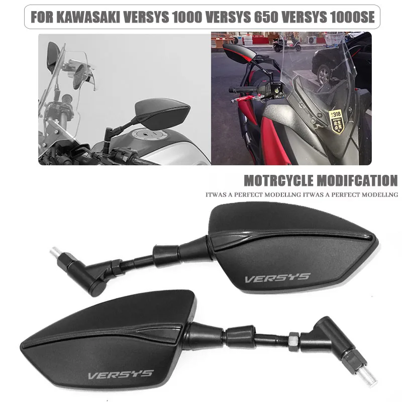 Motorrad Rückspiegel Rückspiegel für kawasaki versys 1000 z250 versys 650 versys 1000 versys 1000se Rückspiegel Image