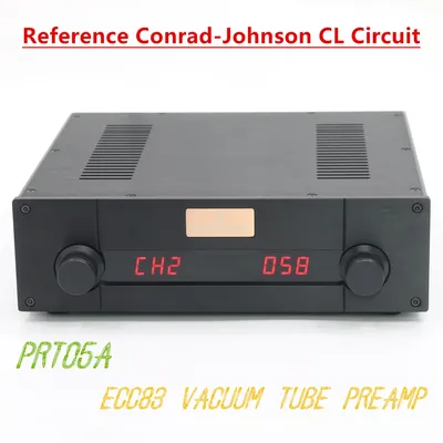 Fertig prt05a Advanced Edition Ecc83 Vakuum röhre Hifi Stereo Home Audio Vorverstärker Relais Image