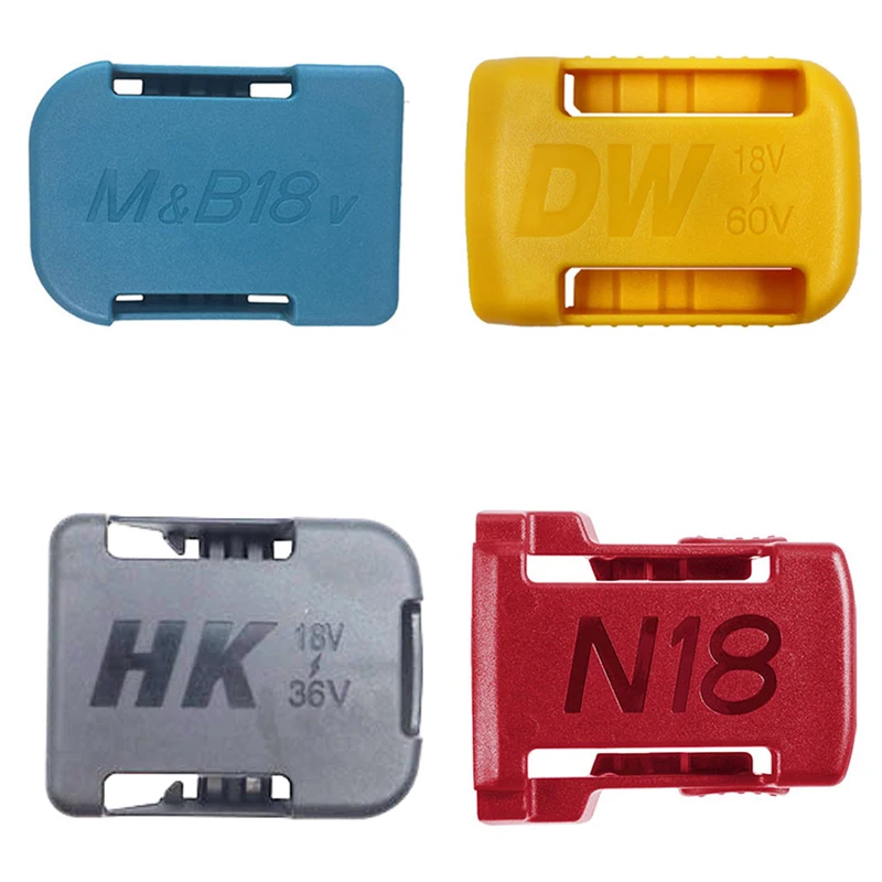 Li-Ion Batterie Lagerung Feste Halterung Basis Display Rack Gürtel Schnalle Für Makita Für Bosch Für DeWalt Für Milwaukee Für Hitachi Image