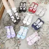 Süße lolita schuhe vintage runde kopf high heel frauen schuhe nette bowknot kreuz verband kawaii