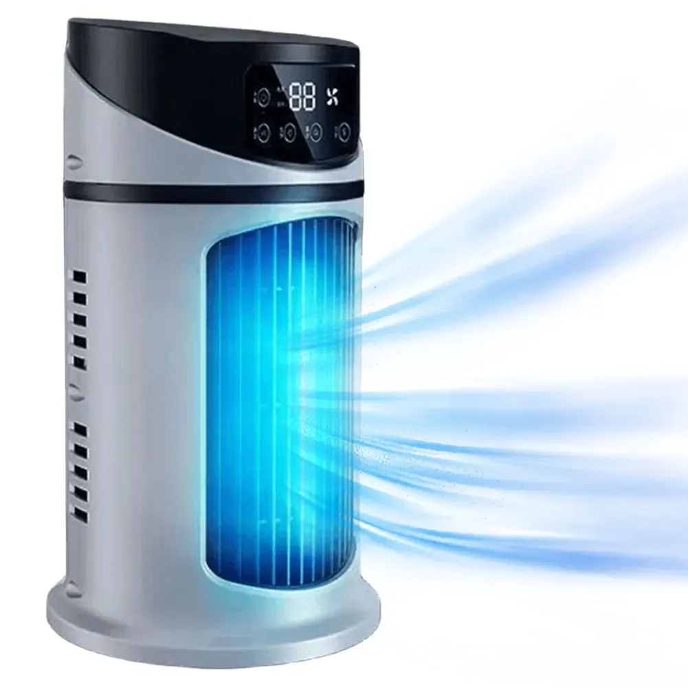 Tragbarer Kalt klimaanlagen lüfter 6-Gang-Luftgekühlter Verdunstung mit Luftbe feuchter Desktop-Lüfter für Home-Office-Schlafzimmer Image