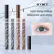 1/2 stücke schwarzer ultra feiner wasserdichter Eyeliner langlebiger schnell trocknender glatter Eyeliner Bleistift natürliche Schönheit Make-up Kosmetik