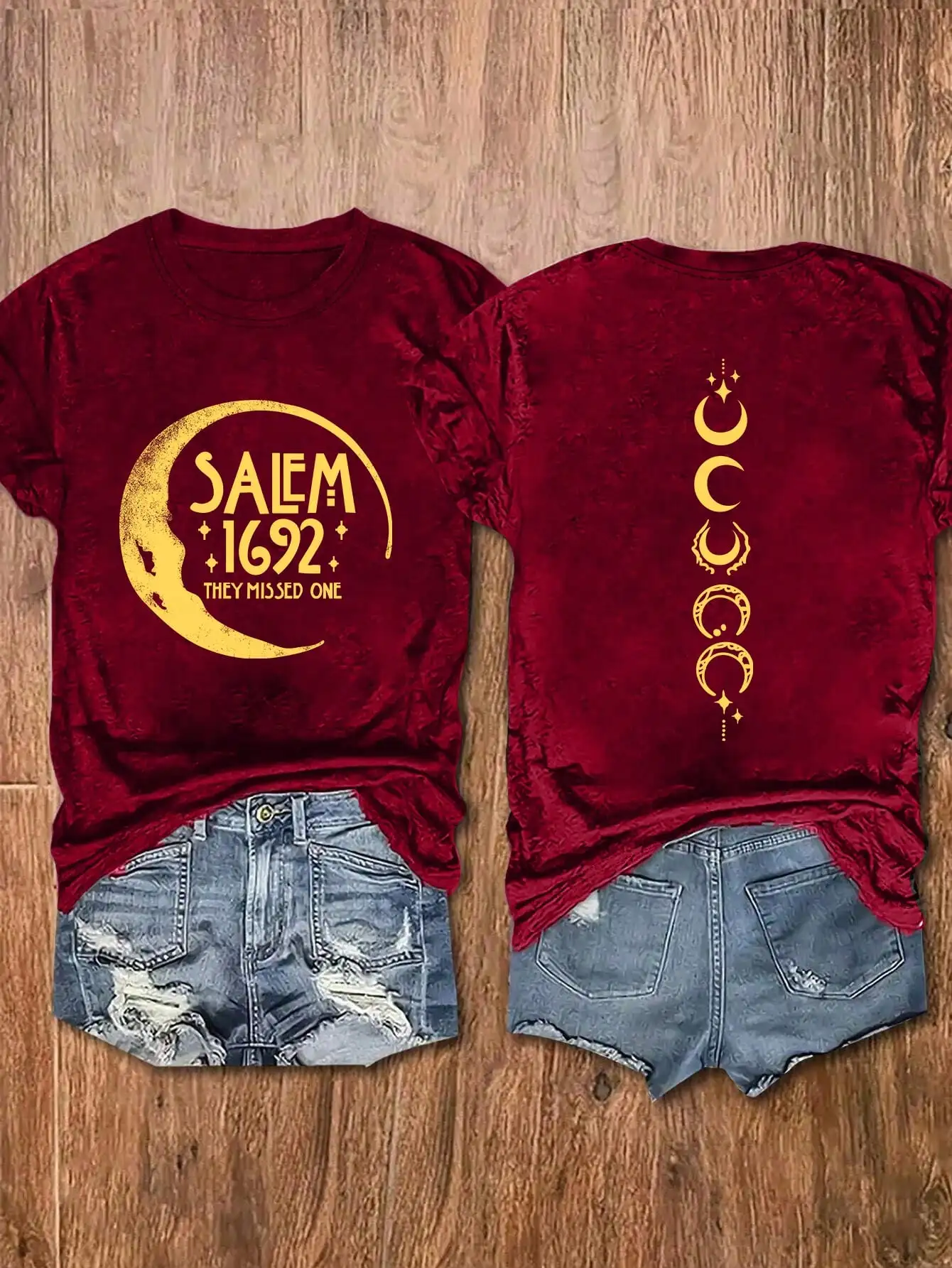 Vintage Salem Hexe Sweatshirt Massa chusetts Hexe Versuche T-Shirt Salem 1692 sie verpasst ein Halloween V-Ausschnitt Frauen T-Shirt