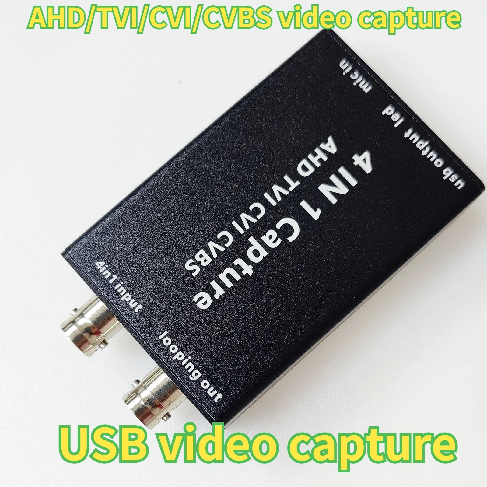 AHD/TVI/CVI/CVBS Zu USB erfassen Converter Adapter Full HD 1080P Video capture Adapter Für umwandlung Gürtel Ring/kamera/looping Image