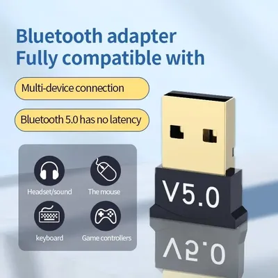 USB Bluetooth Audio Sender Empfänger 5.0 Wireless Abnehmbarer Heimcomputer Desktop Bluetooth Adapter Image