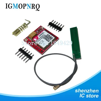 Sim800l gprs gsm modul micro sim karte core quad-band ttl serielle anschluss antenne pcb drahtlose wifi board für arduino smartphone