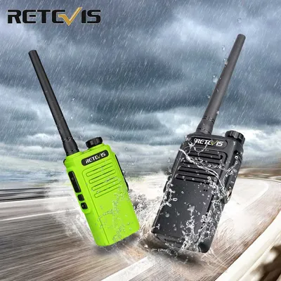 Walkie Talkie Wasserdicht RETEVIS RT647 IP67 Wasserdichte Walkie-Talkies 1 oder 2 stücke PMR446 PTT FRS Tragbare Radio für jagd Hotel