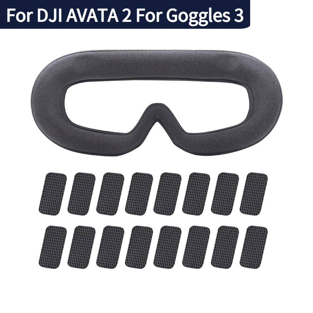 Für dji avata 2 für brille 3 augen maske schwamm schutzhülle ersatz weiche gesichts platte augen polster für avata brillen zubehör Image