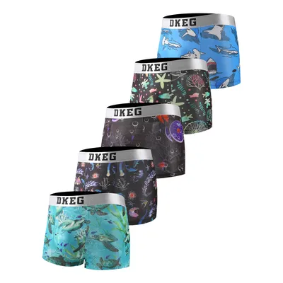 Herren unterwäsche Eis atmungsaktive Teenager Boxershorts Trend Persönlichkeit Shorts Top 5 Stück Image