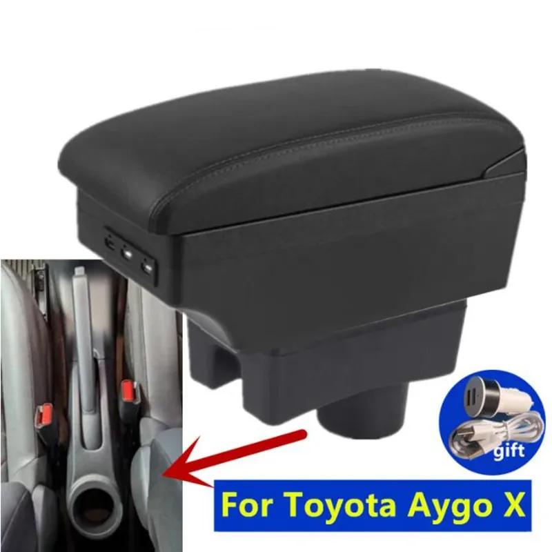 Für Toyota Aygo X Armlehne Box Für Toyota Aygo Auto Armlehne Auto Zubehör Innen details Zentrale lagerung Box Retrofit teile Image