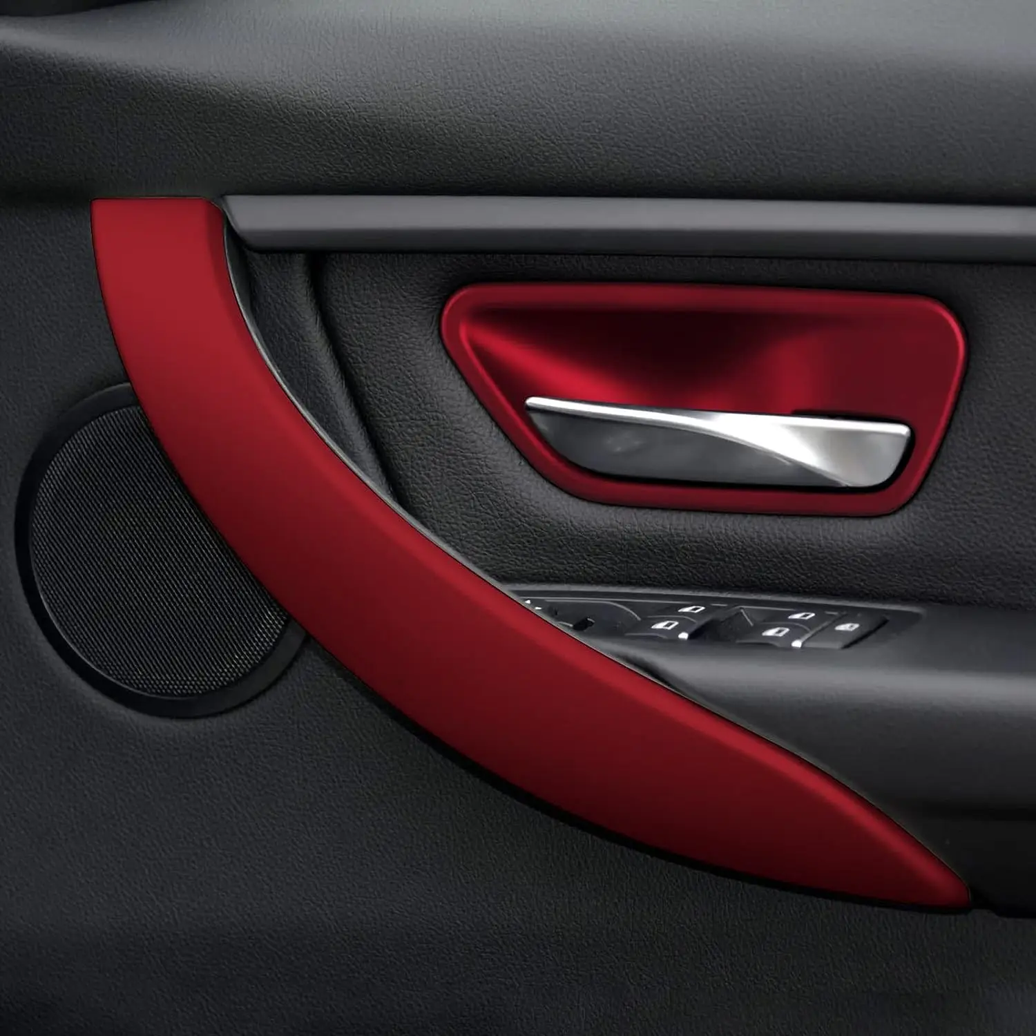 Auto 2PCS Auto Türgriffe Aufkleber Aufkleber ABS Trim Für BMW 3 4 Serie F30 F31 F34 3GT F32 F33 f36 2012-2020 Image