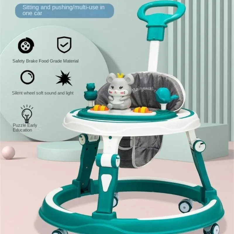 Lazy child Baby Walker 8-Gang verstellbare Multifunktions-Anti-O-Bein Anti-Rollover klappbare Baby Start auto 5-18 Monate heiß neu Image