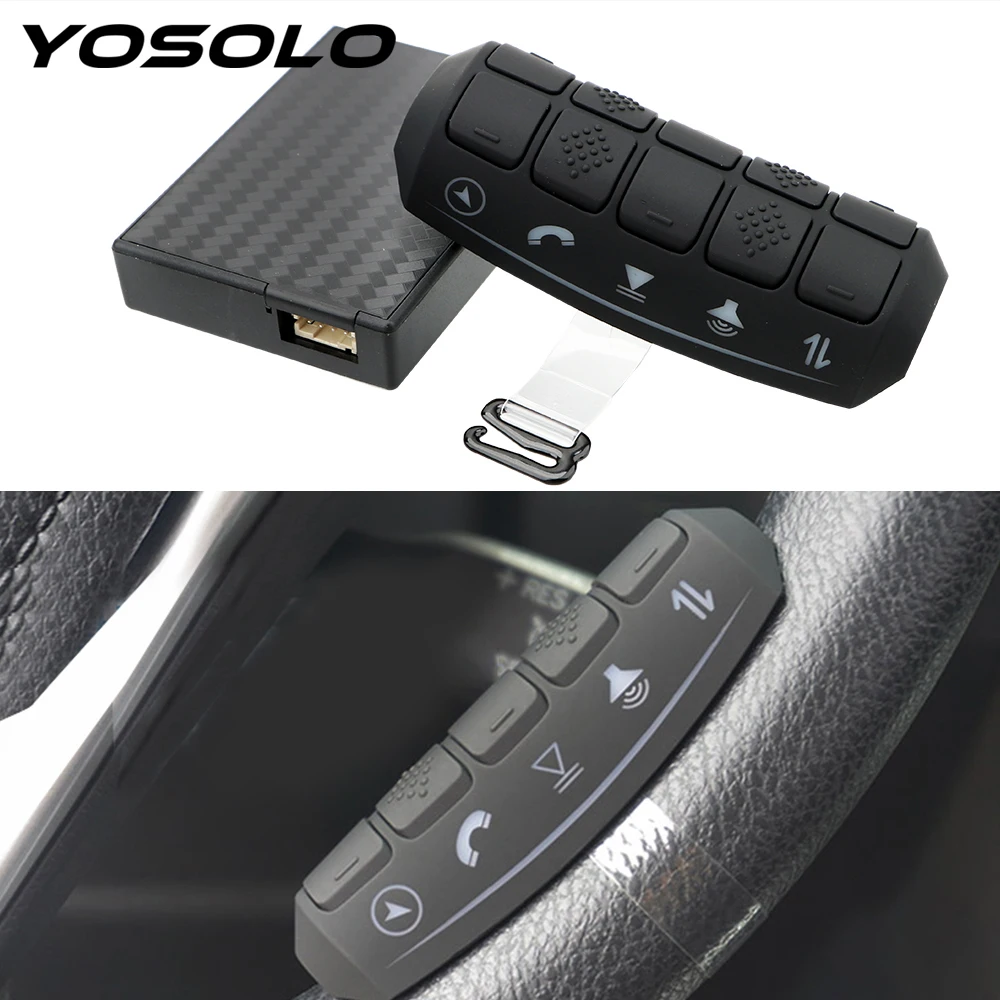 Yosolo Lenkrad knopf universelle multifunktion ale drahtlose Steuerung Autoradio DVD GPS Player Auto Fernbedienungen