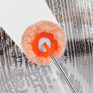 Drehbarer Reinigungs mopp mit 4 austauschbaren Mopp köpfen 360 ° drehbare Reinigungs mopps einstellbare Sonnenblume Chenille Magic Mop Image