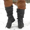 Mittelalterliches viktorianisches Piratenkostüm, Retro-Herrenstiefel, mittelhoher Winterstiefel, Halloween, Cosplay, Ritter, Damen, Bandage, Gothic-Schuhe