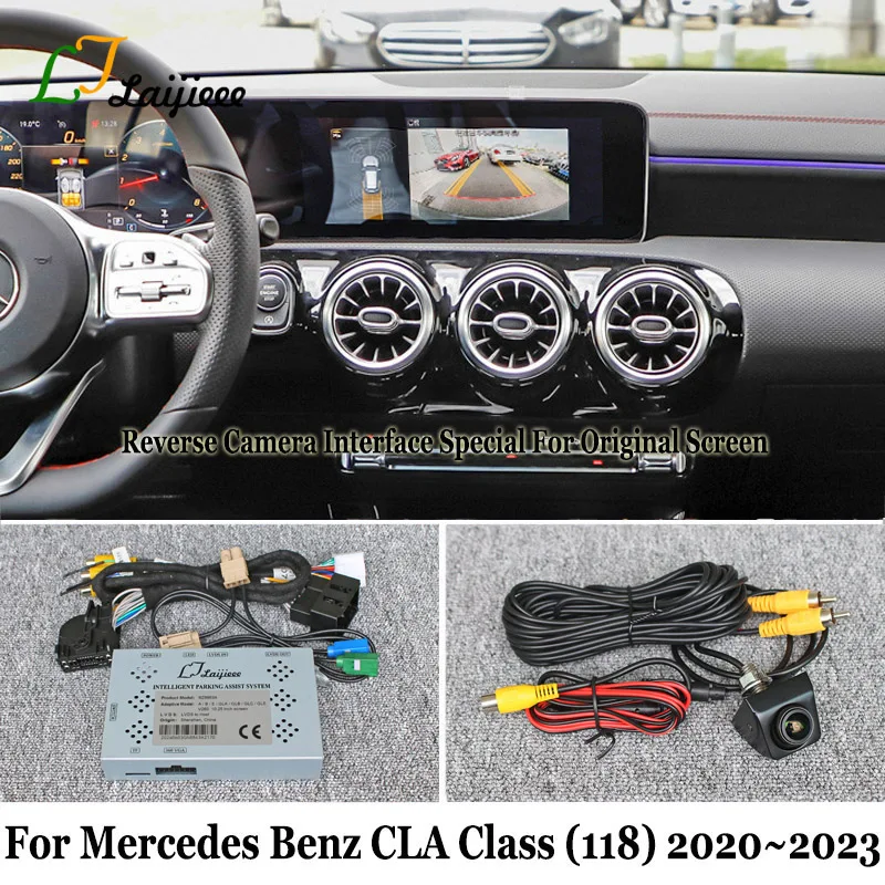 Für Mercedes Benz CLA-Klasse C118 X118 2020 2021 2022 2023, Original-Bildschirm, HD-Rückfahrkamera und Schnittstellen-Kit Image
