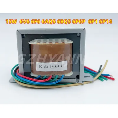 15W push-pull rohr verstärker transformator 6V6 6F6 6Y6 6AQ5 6BQ5 ECL86 6P6P 6P1 6P14 Image
