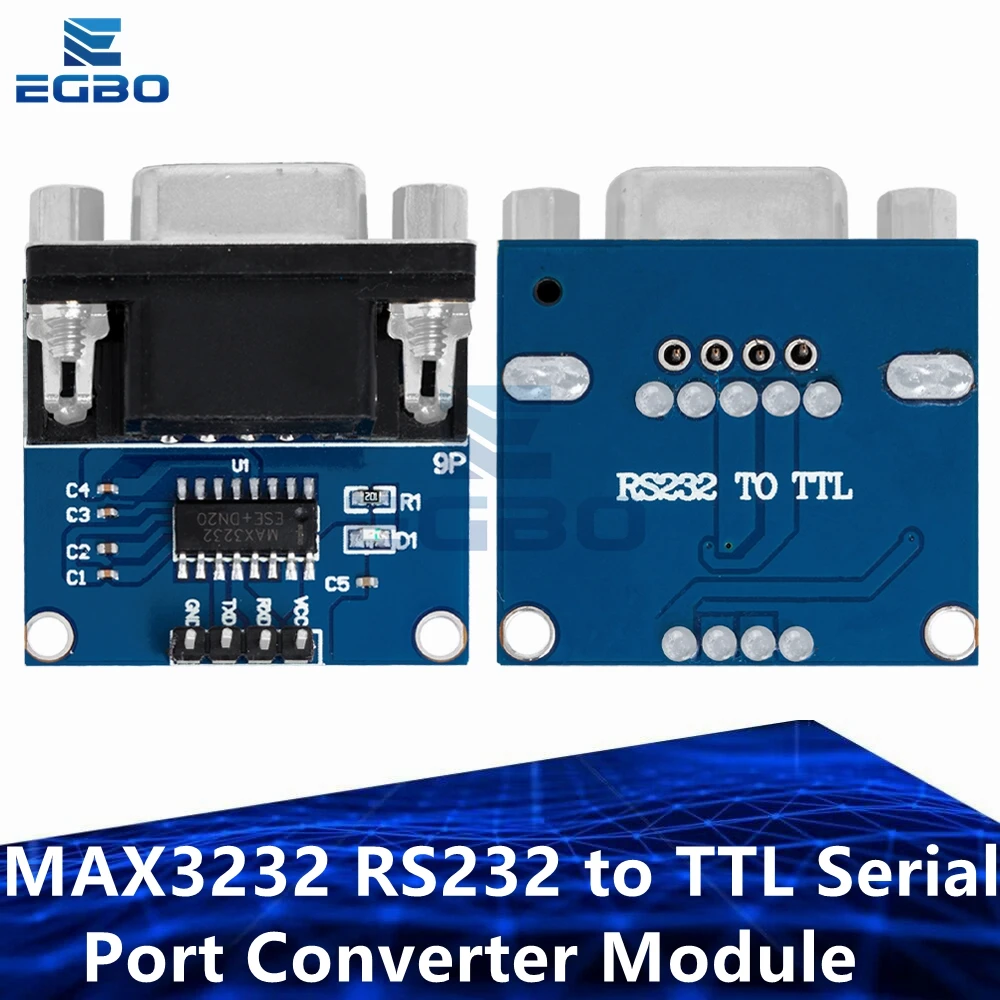 1 Stück max3232 rs232 zu ttl Serial Port Konverter modul db9 Anschluss max232 Image