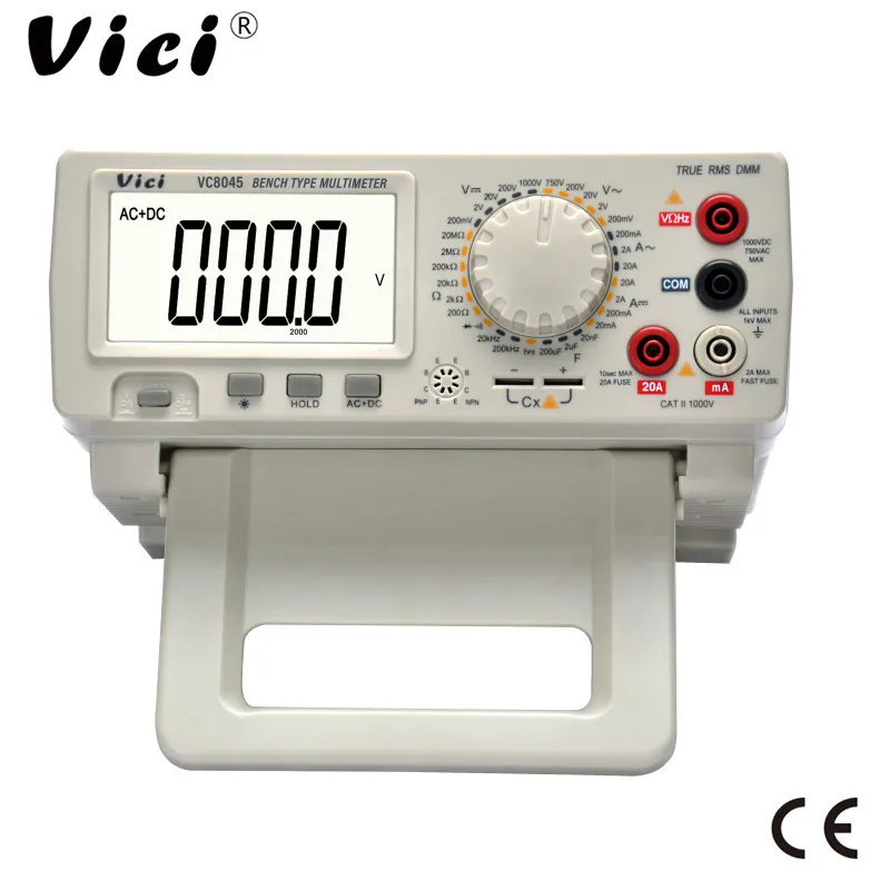 Hohe precison Digital Multimeter Bench Top 4 1/2 True RMS DCV/ACV/DCA/ACA präzision desktop multimeter vici VC8045 Image