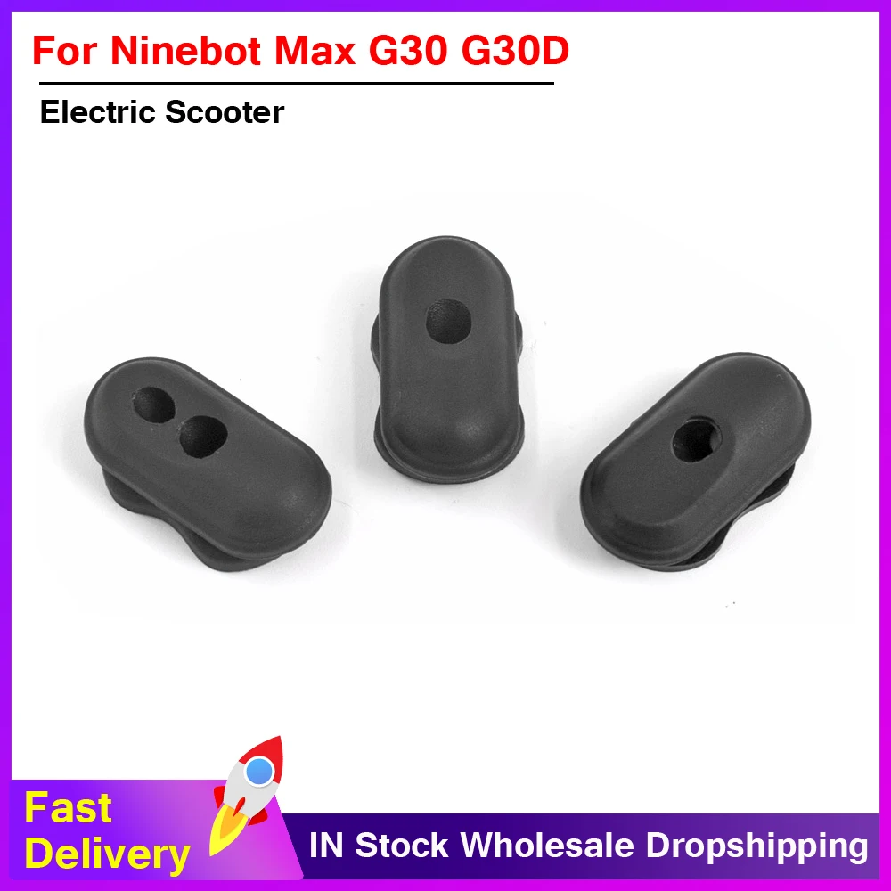 Silikon Stecker für Segway Ninebot Max G30 G30D Elektrische Roller Power Ladegerät Linie Loch Abdeckung Fall Staub Stecker Gummi Zubehör Image