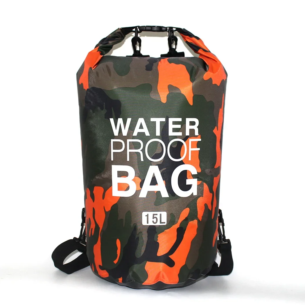 2/5/10//30l Outdoor-Tarnung wasserdichte tragbare Rafting Tauchen Packs ack PVC-beschichtete Badet aschen für River Trekking Image