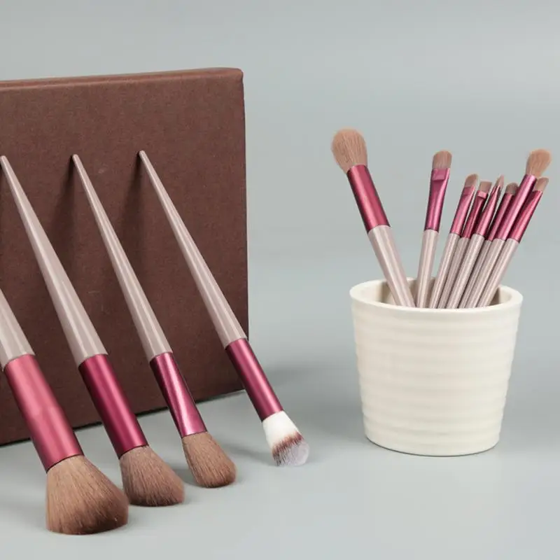 13Pc Weichen Make-Up Pinsel Set Für Kosmetik Foundation Blush Lidschatten Wisch Pinsel Weibliche Make-Up Werkzeug Pinsel Concealer Pinsel Image