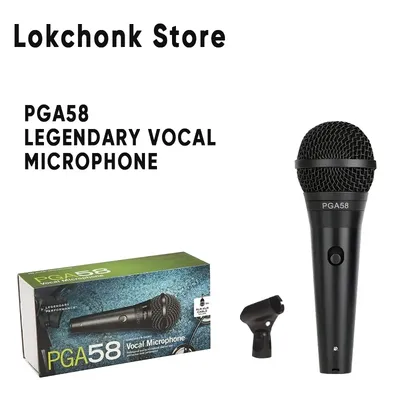 Metal PGA58 Cardioid Dynamic Microphone For Stage Singing Professional Wired Microphone for Shure