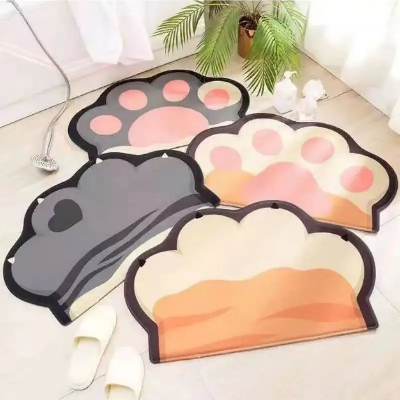 Vikama Teppich Tür Matfoot Matte Eingang Anti-Rutsch-Matte Boden matte, Eingangstür Schlafzimmer Cartoon Badezimmer, saugfähige Matte, Bad