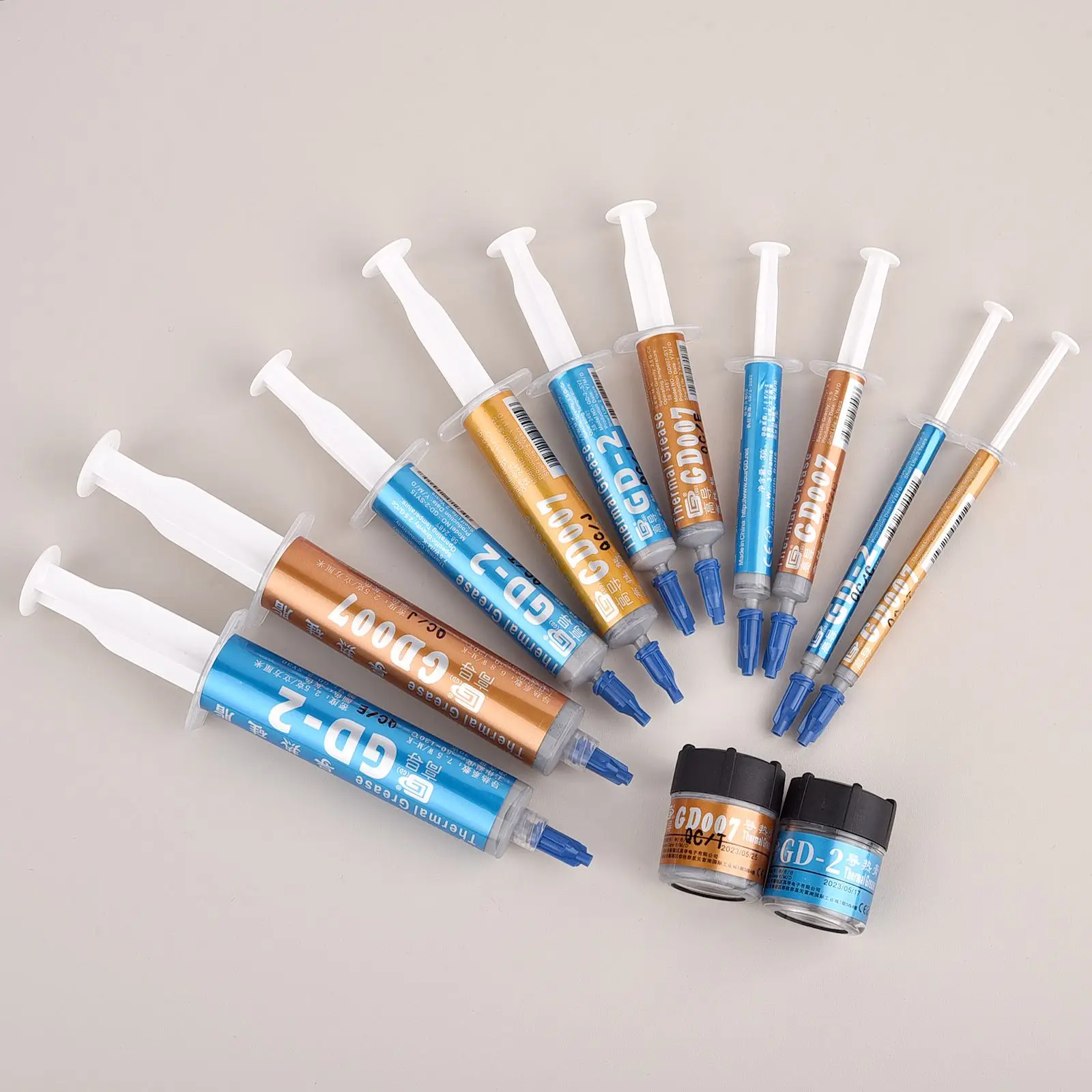 1/3/7/15/30g Grau GD-2/GD007 Wärmeleitpaste Leitfähiger Kühlkörper Gips Viskoser Klebstoff Kleber für Chip VGA RAM LED IC Kühler Image