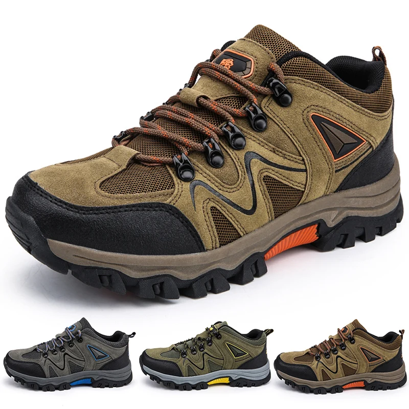 Männer Wanderschuhe Mesh Atmungsaktive Reise Schuhe Nicht-Rutsch Verschleiß-Beständig Woodland Training Schuhe Männer Outdoor Wandern Sport Schuhe