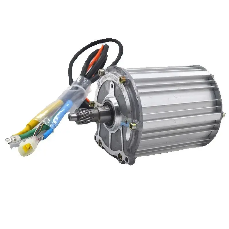 60V 72V 2000W 2500W Elektromotoren Permanentmagnet-Synchronmotor Hochgeschwindigkeits-Bürstenloser DC-Differentialmotor aus Reinkupfer H7 Image