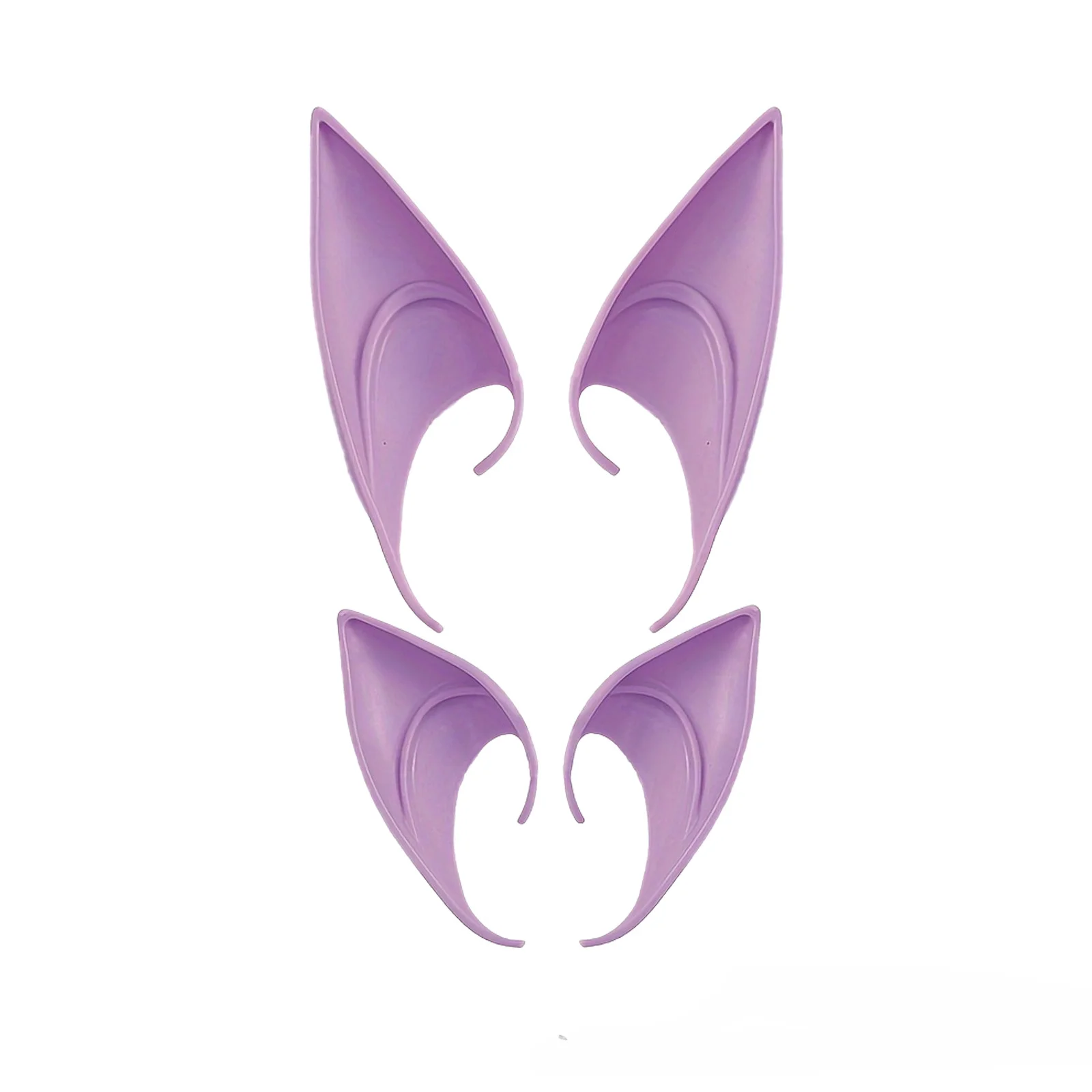 3 Paare Halloween Elfen Ohren Weihnachten Engel gefälschte Ohren Cosplay Tanz party Requisiten Atmosphäre Dekoration Urlaub Spaß Ohr Requisiten Image
