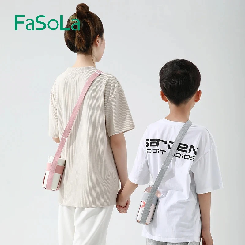 Tragbares Getränke flaschen band für den Außenbereich, Isolier becher abdeckung, tragbarer Wasser flaschen beutel für Cross body, Konserven bechers chutz Image