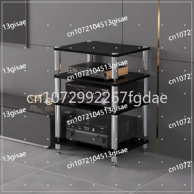 DK-02 Hifi-Verstärker Schrank, Audio-Schrank, av Ausrüstung Rack, TV-Schrank Spalte in schwarz, weiß Image