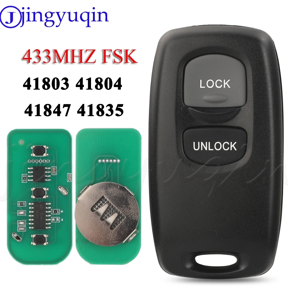 Jyq remote smart autos chl üssel 433mhz fsk für mazda m6 2 3 6 series 2013-2018 ford ranger everest 2003 2010 fob Image