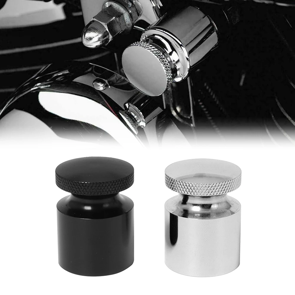 Schwarze Choke-Knopf abdeckung für Harley Sportster Softail Dyna Road King Street Glide Image