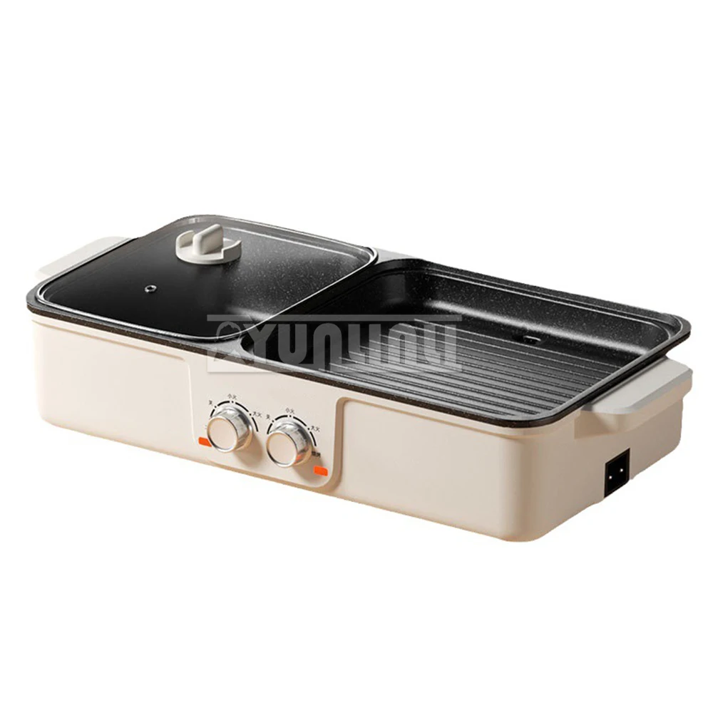 Elektro grill haushalt hot pot grillen maschine elektrischer kochtopf assadeira eletrica Image