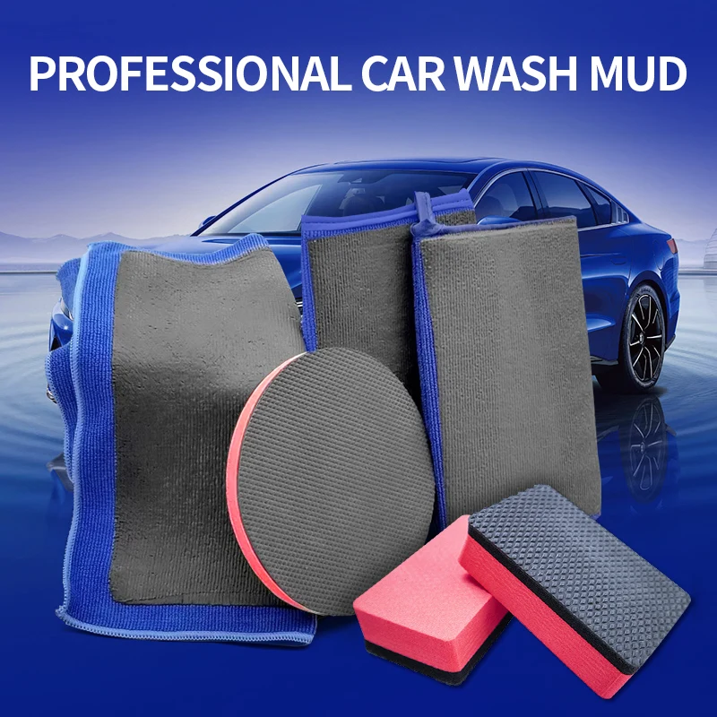 Auto wasch schlamm Handtuch Magic Clay Tuch für Auto Detail lierung mit Ton Magic Mud Handschuhe Wasch werkzeug Zubehör entfernen Eisen Power Image