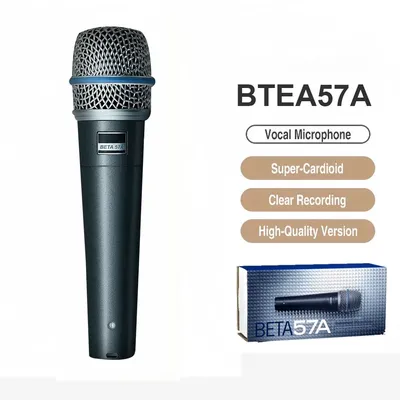 BETA 57A Supercardioid Dynamic Microphone For Stage Singing Professional Wired Microphone for